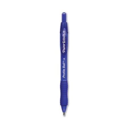 Sanford Profile Ballpoint Pen, Retractable, Medium 1 Mm, Blue Ink, Translucent Blue Barrel, 4PK 2113555